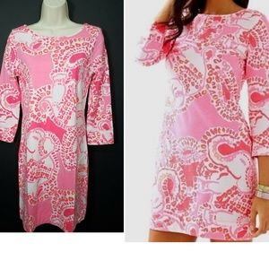 Lilly Pulitzer Hot Coral Elephant Trunk In Love XS